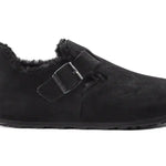 Birkenstock London en Fourrure d'agneau Suede Black Birkenstock