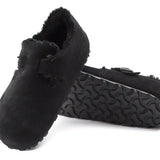 Birkenstock London en Fourrure d'agneau Suede Black Birkenstock