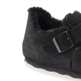 Birkenstock London en Fourrure d'agneau Suede Black Birkenstock