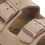 Birkenstock Milano AS Kids Suede Leather - Taupe Birkenstock