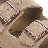 Birkenstock Milano AS Kids Suede Leather - Taupe Birkenstock