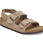 Birkenstock Milano AS Kids Suede Leather - Taupe Birkenstock