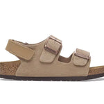 Birkenstock Milano AS Kids Suede Leather - Taupe Birkenstock