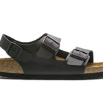 Birkenstock Milano Birko-Flor - Black - NARROW FIT Birkenstock