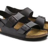 Birkenstock Milano Birko-Flor - Black - NARROW FIT Birkenstock