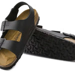 Birkenstock Milano Birko-Flor - Black - REGULAR FIT Birkenstock