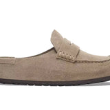 Birkenstock Naples Wrapped Suede Taupe - Narrow Fit Birkenstock