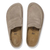 Birkenstock Naples Wrapped Suede Taupe - Narrow Fit Birkenstock