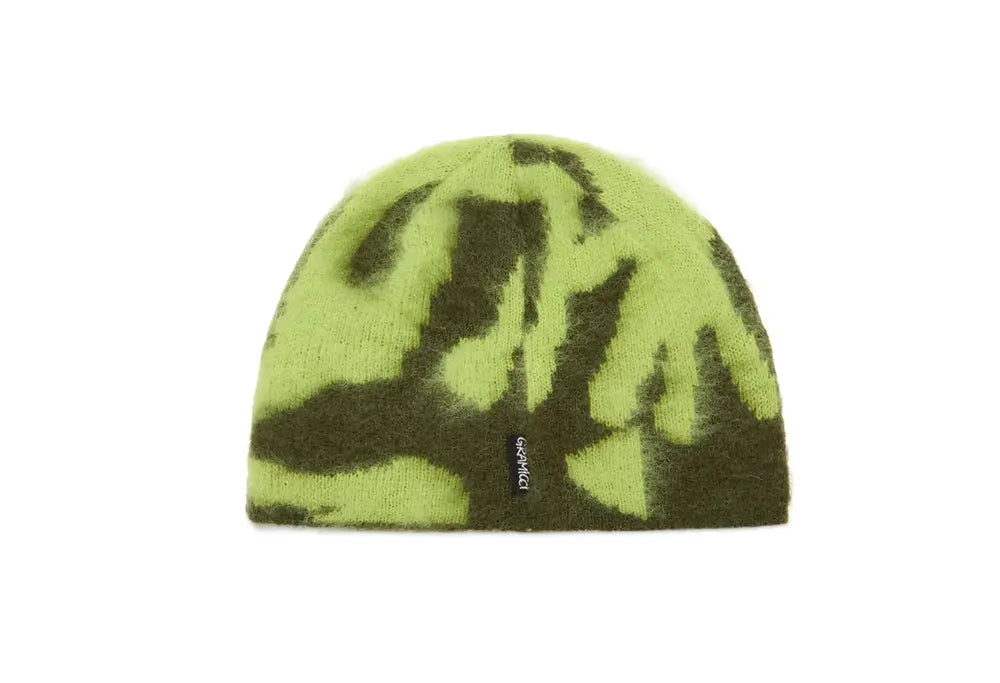 Bonnet Gramicci Mohair Burly Runningman 'Chartreuse' Gramicci