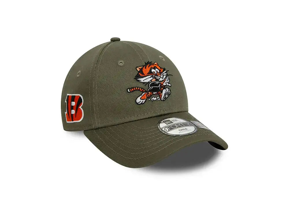 Casquette 9FORTY Adjustable Cincinnati Bengals NFL Mascot Vert - Enfant New Era