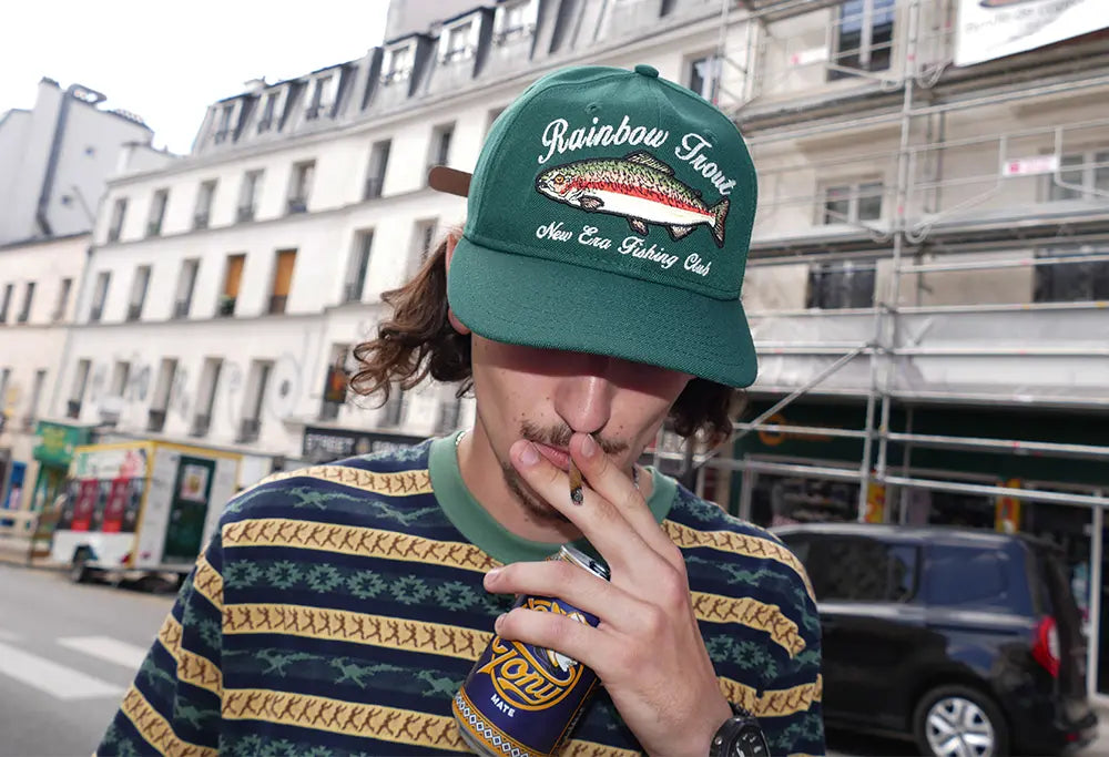 New Era Curved Brim 9FIFTY Retro Crown Outdoor Fishing Club New Era Curved Brim 9FIFTY Retro Crown Outdoor Fishing Club