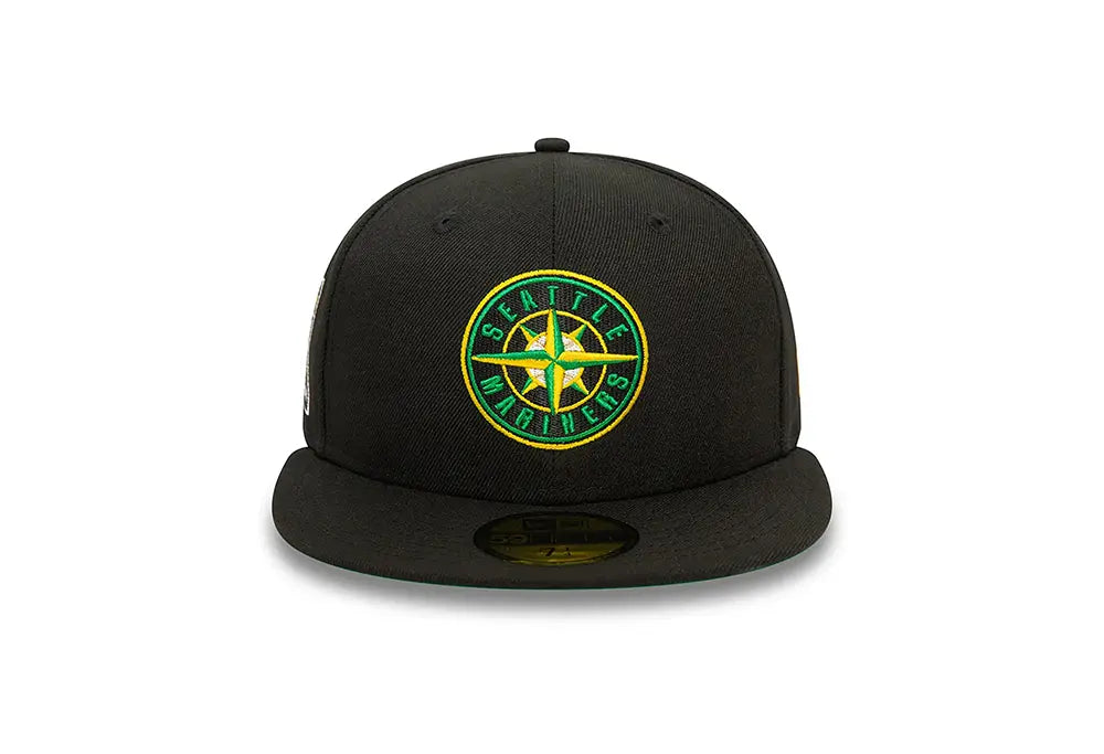 Casquette New Era Seattle Mariners MLB Cooperstown Alternative Black 59FIFTY New Era