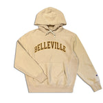 Champion Sweat Capuche Beige Marron et Or 'Belleville' Champion