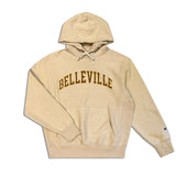 Champion Sweat Capuche Beige Marron et Or 'Belleville' Champion