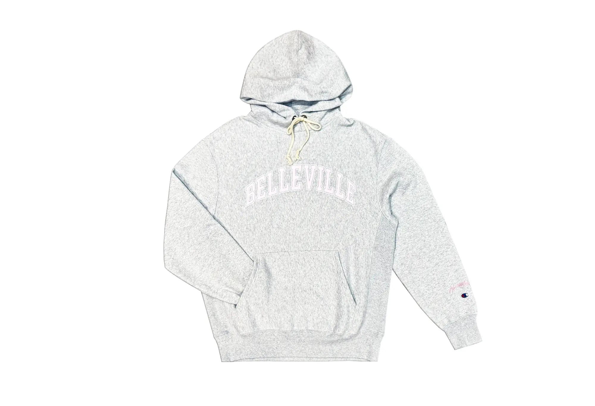 Champion Sweat Capuche Gris et Rose 'Belleville' Champion