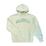 Champion Sweat Capuche Vert d'eau, Bleu et Or 'Belleville' Champion