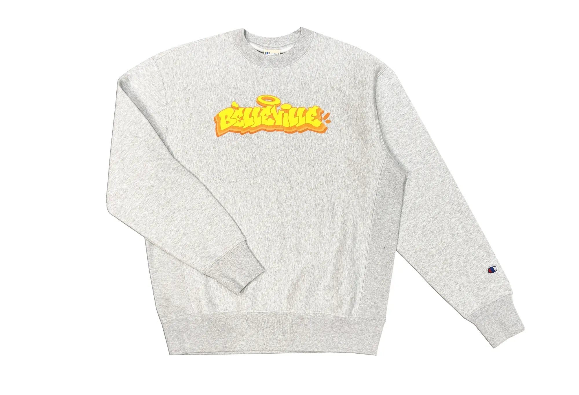 Champion Sweat Gris Graffiti 'Belleville' Champion