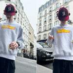 Champion Sweat Gris Graffiti 'Belleville' Champion