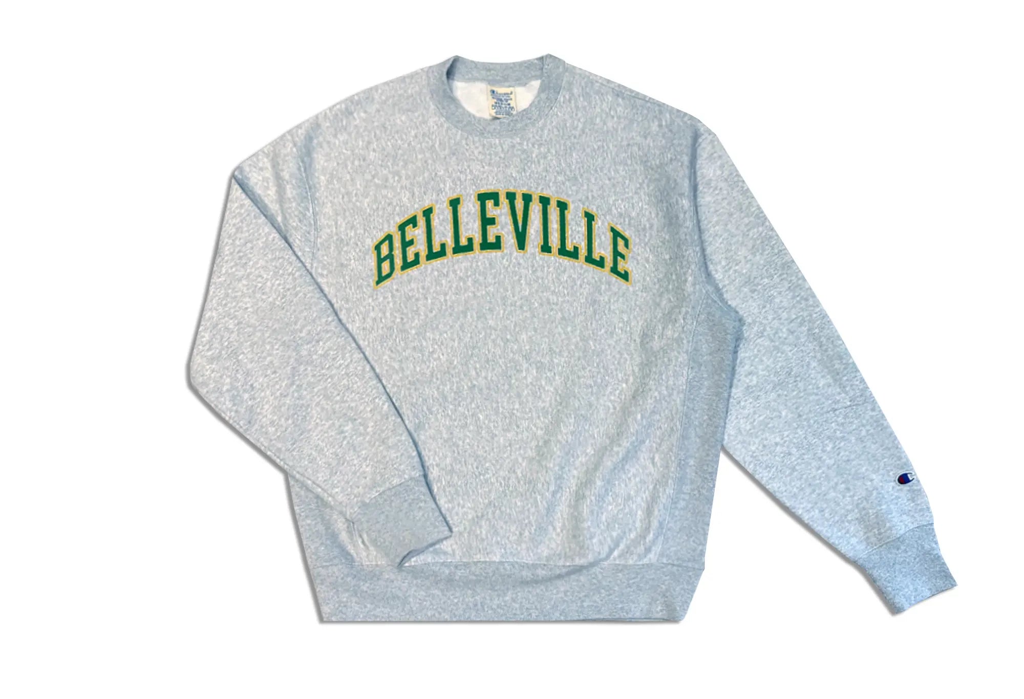Champion Sweat Gris Vert et Orange 'Belleville' Champion