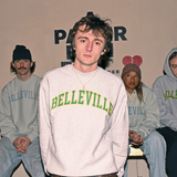 Champion Sweat Gris Vert et Orange 'Belleville' Champion
