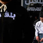 Champion Sweat Gris et Blanc 'Arabic Belleville' Brodé Champion