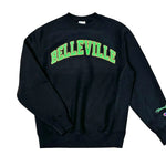 Champion Sweat Noir et Vert 'Belleville' Champion