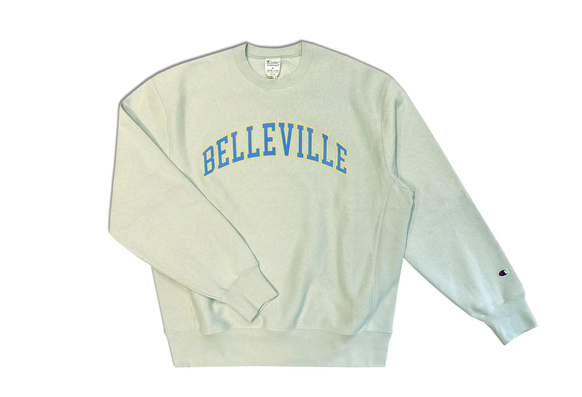 Champion Sweat Vert d'eau, Bleu et Or 'Belleville' Champion