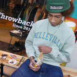 Champion Sweat Vert d'eau, Bleu et Or 'Belleville' Champion