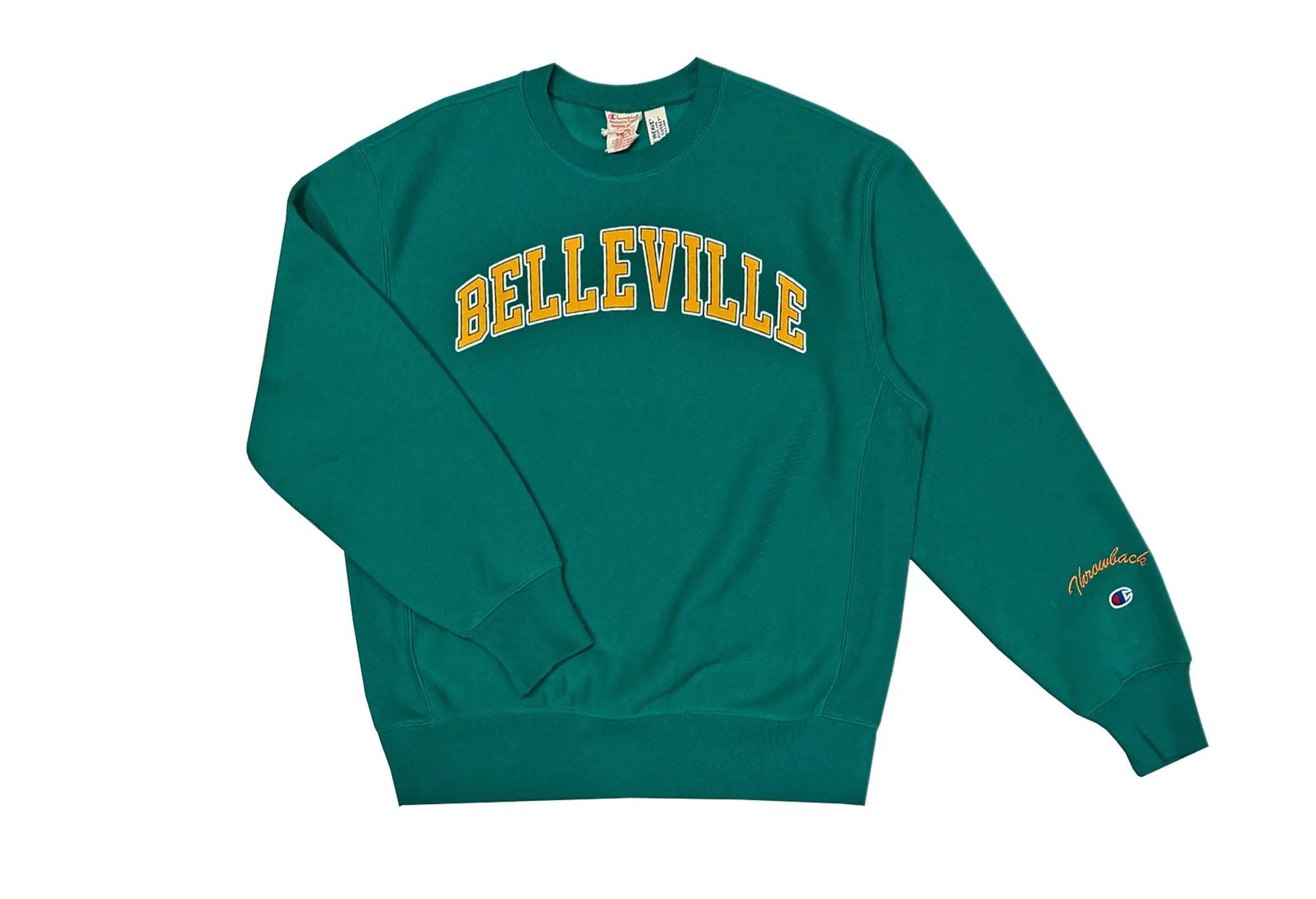 Champion Sweat Vert et Orange 'Belleville' Champion