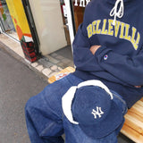 Champion Sweat capuche Navy et Jaune 'Belleville' Champion