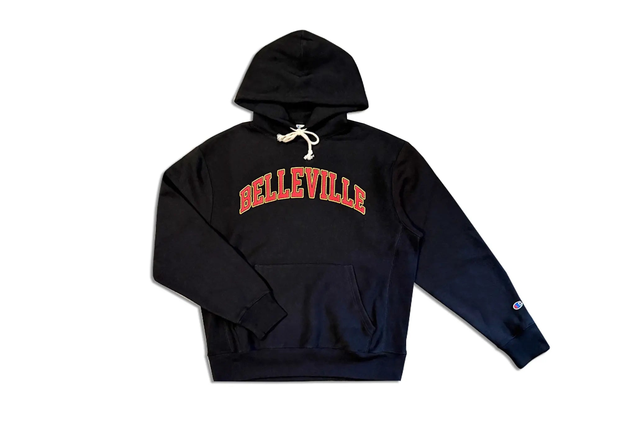 Champion Sweat capuche Noir Rouge et Or 'Belleville' Champion