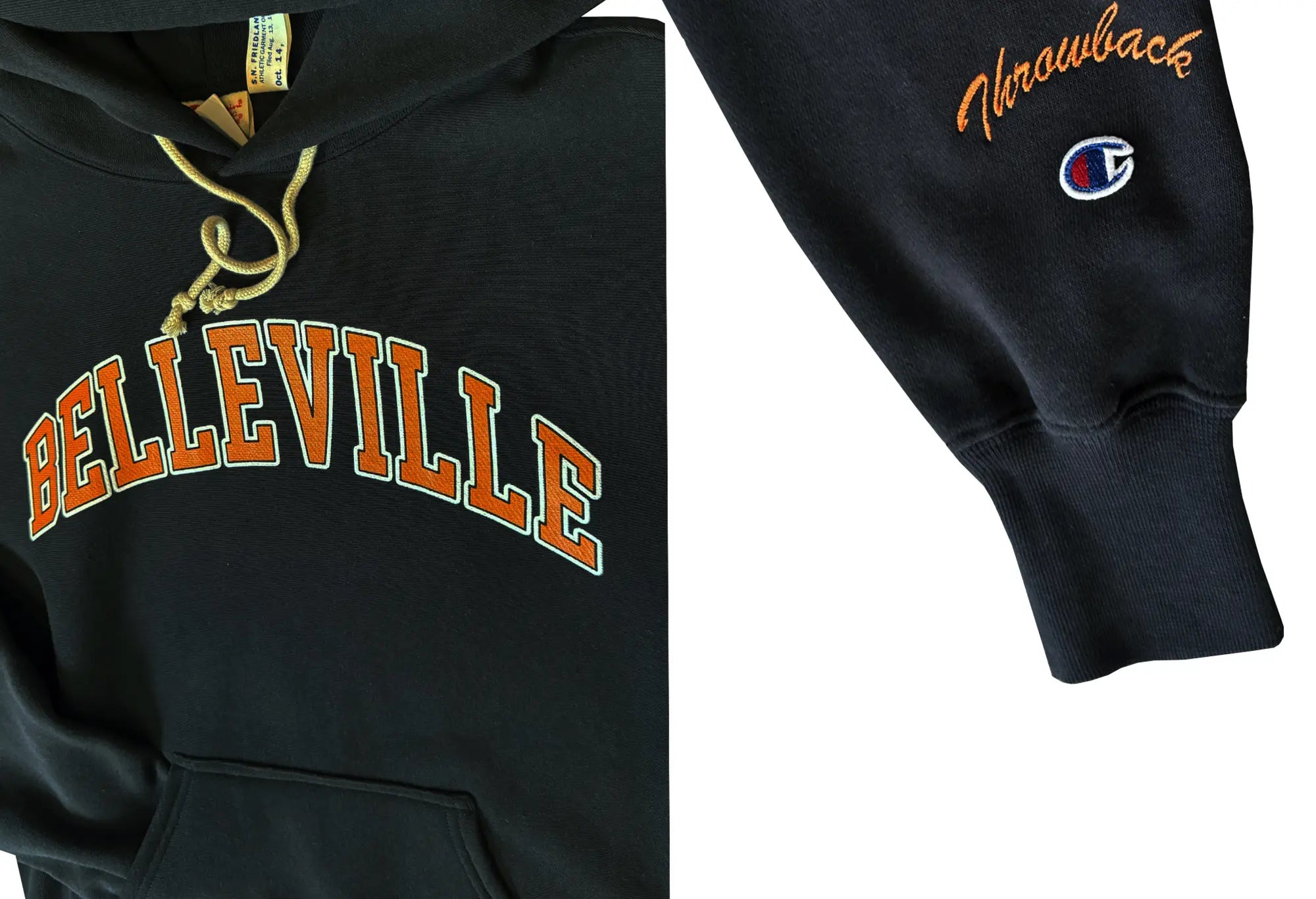 Champion Sweat capuche Noir 'Belleville' Champion