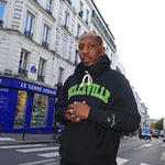 Champion Sweat capuche Noir et vert 'Belleville' Champion