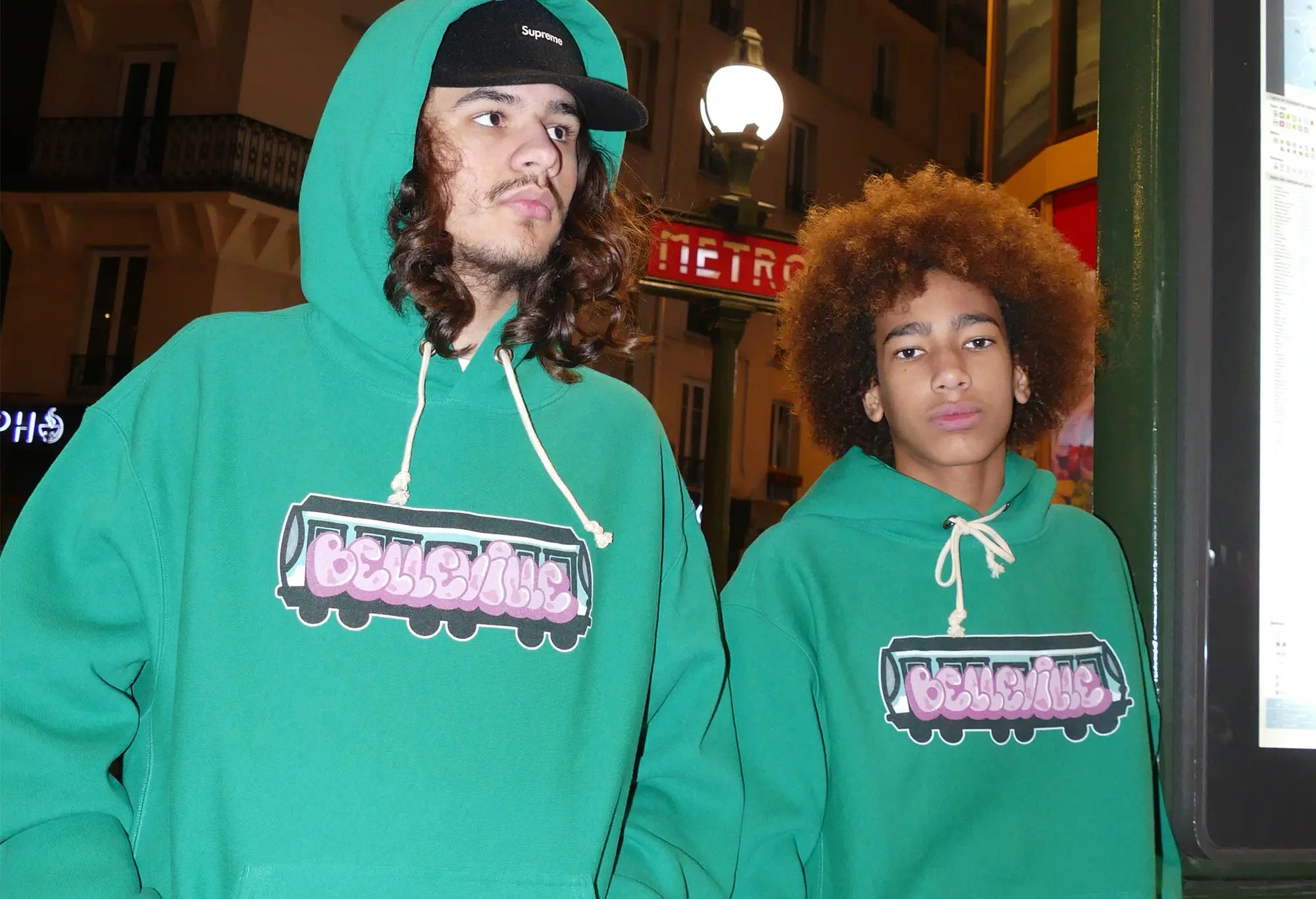 Champion Sweat capuche Vert 'Belleville' Metro Champion