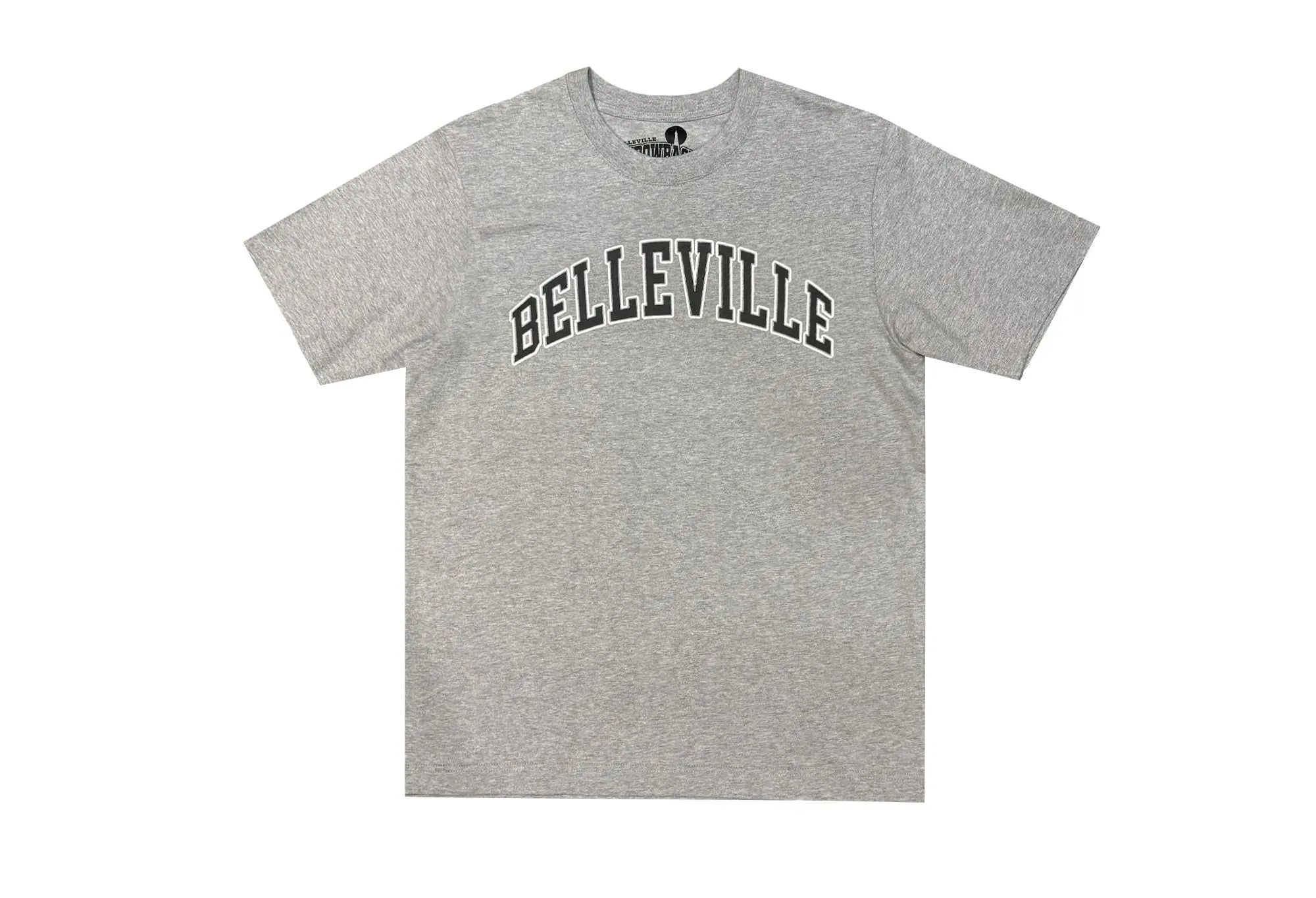 Champion T-shirt Gris et Noir 'Belleville' Throwback