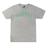 Champion T-shirt Gris et Vert 'Belleville' Throwback