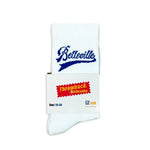 Chaussettes Belleville Blanche et Bleu Throwback