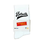 Chaussettes Belleville Blanche et Noir Throwback