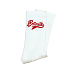 Chaussettes Belleville Blanche et Rouge Throwback