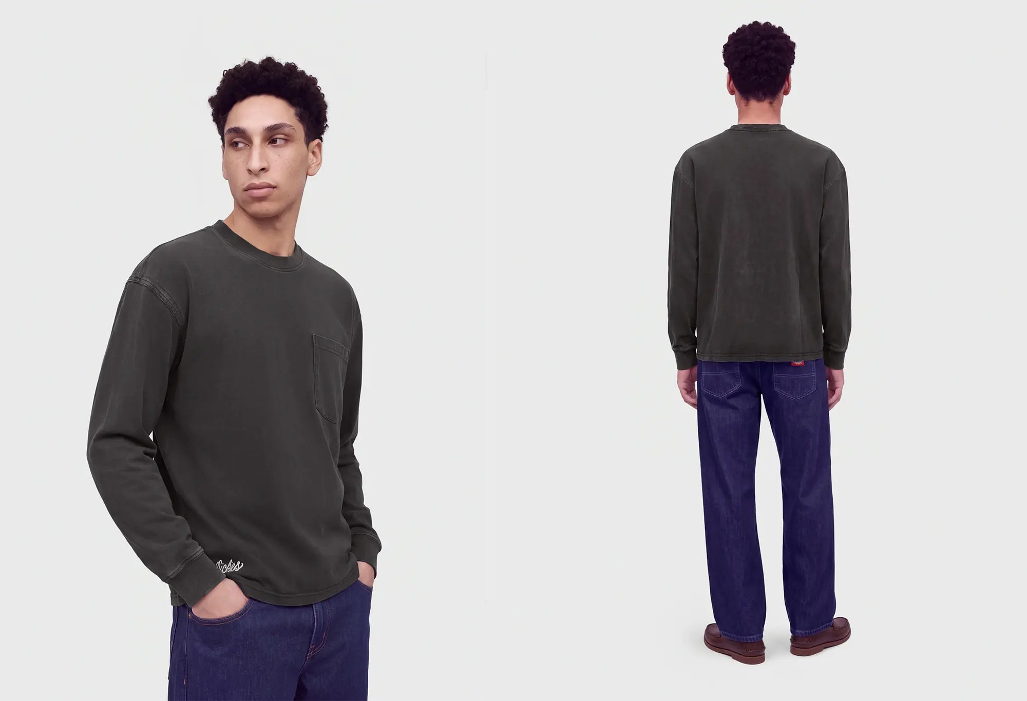 Dickies Baker Pocket T-Shirt manches longues - Noir Dickies
