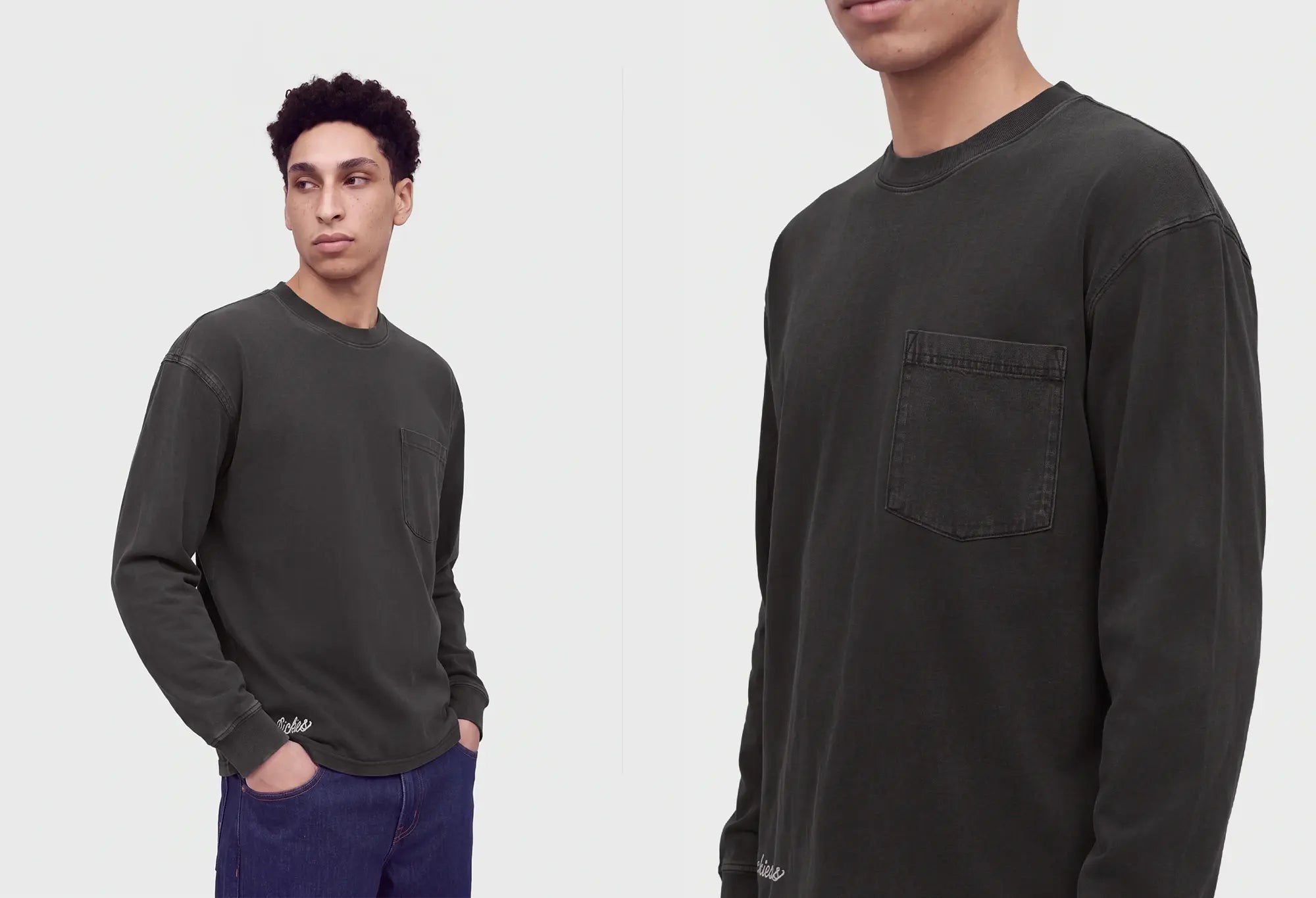Dickies Baker Pocket T-Shirt manches longues - Noir Dickies