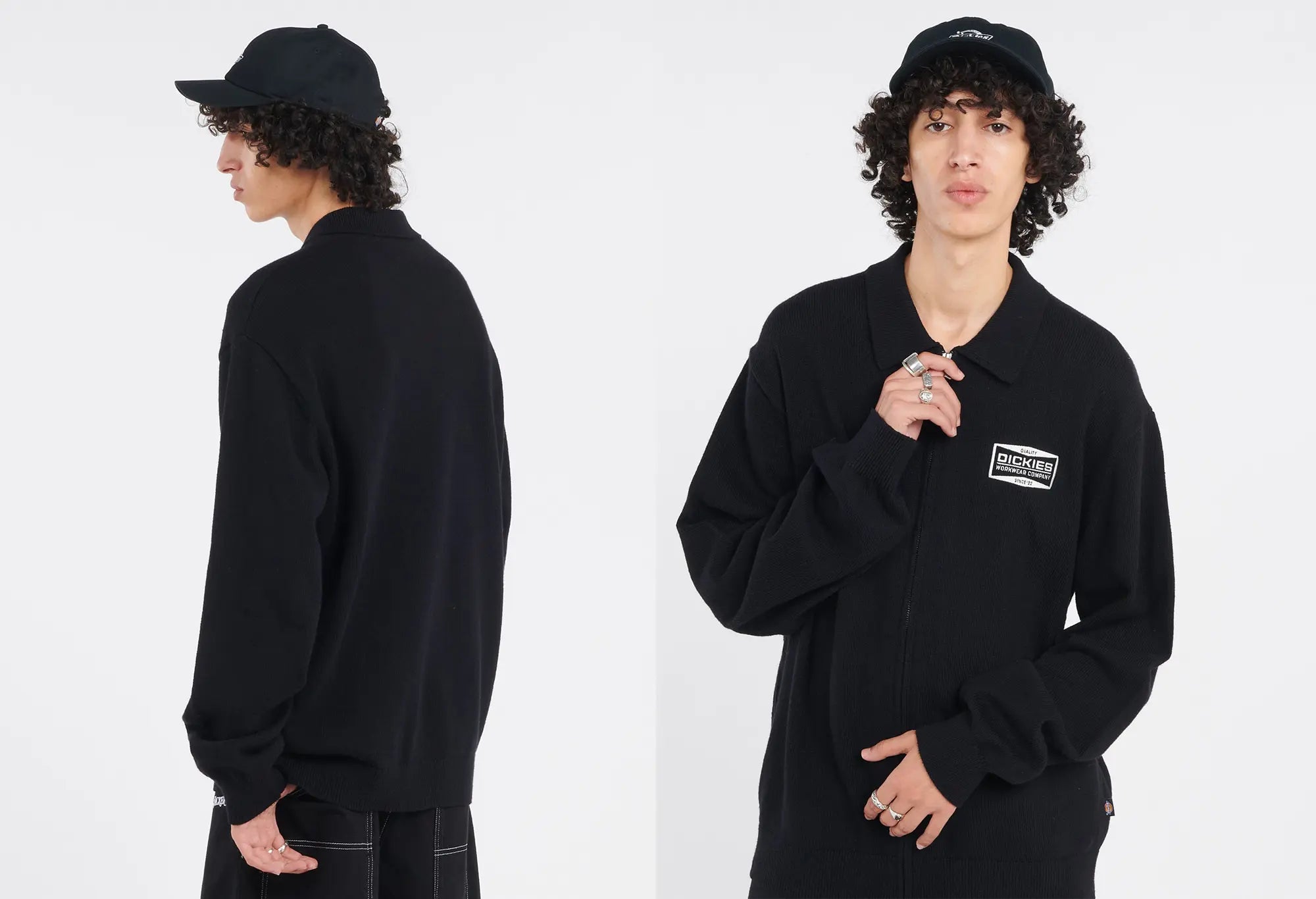 Dickies Bolivar FZ Sweater - Gilet Noir Dickies