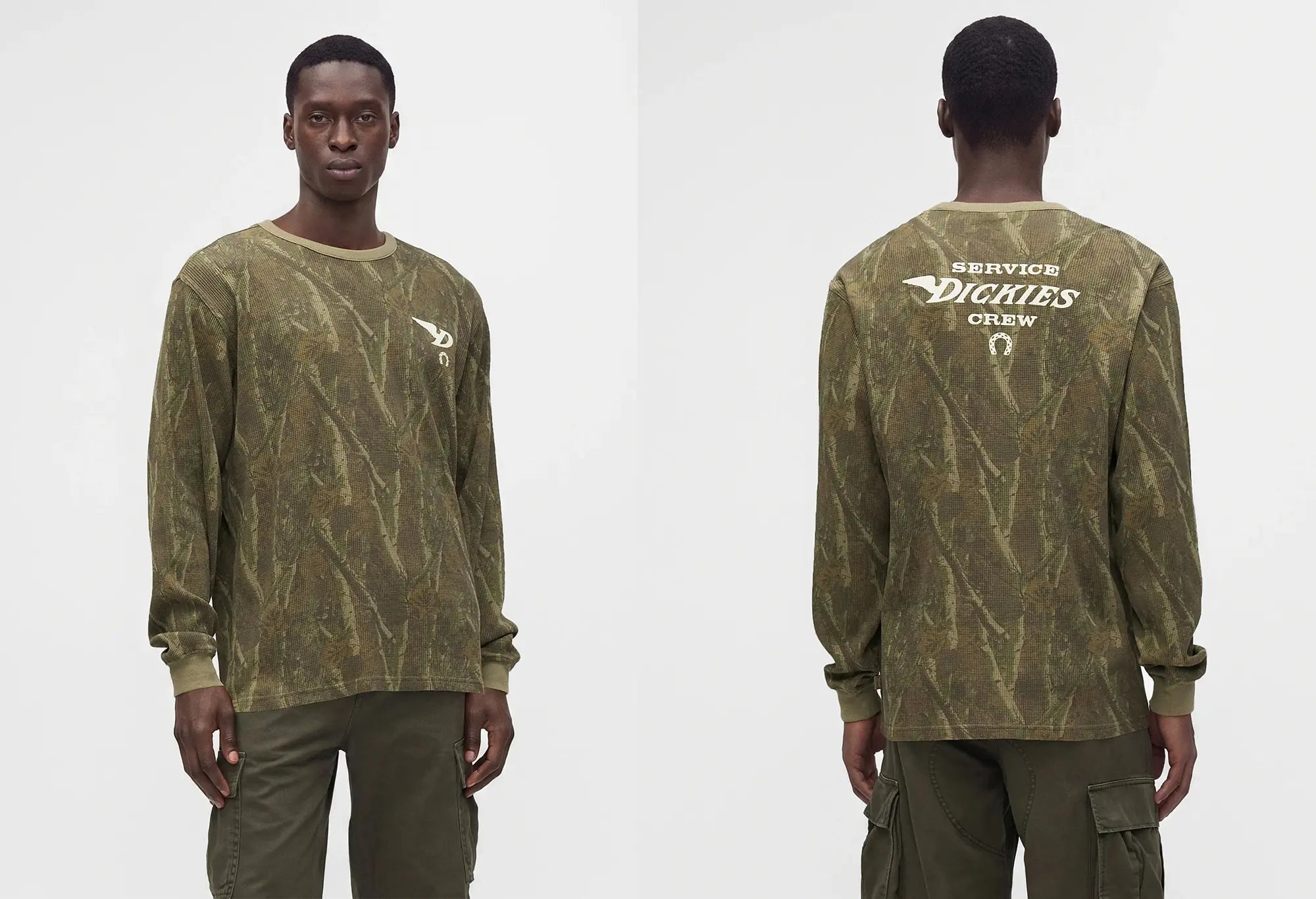 Dickies Bradenton Waffle LS Tee Camouflage Dickies