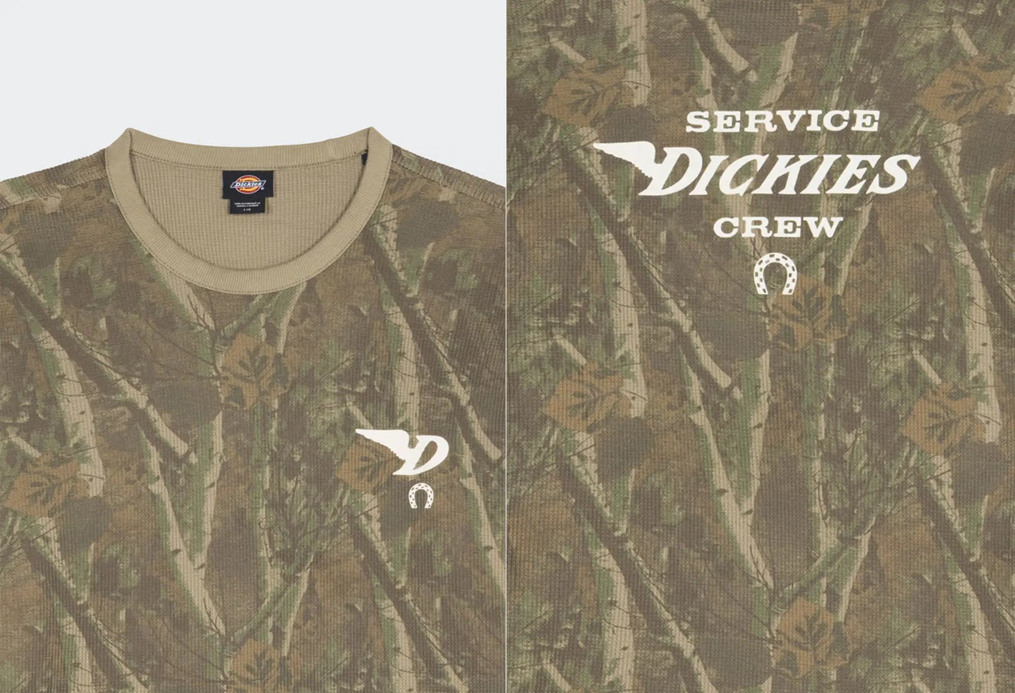 Dickies Bradenton Waffle LS Tee Camouflage Dickies