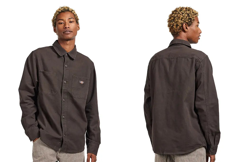 Dickies Chemise Duck Canvas Chocolate Brown Dickies