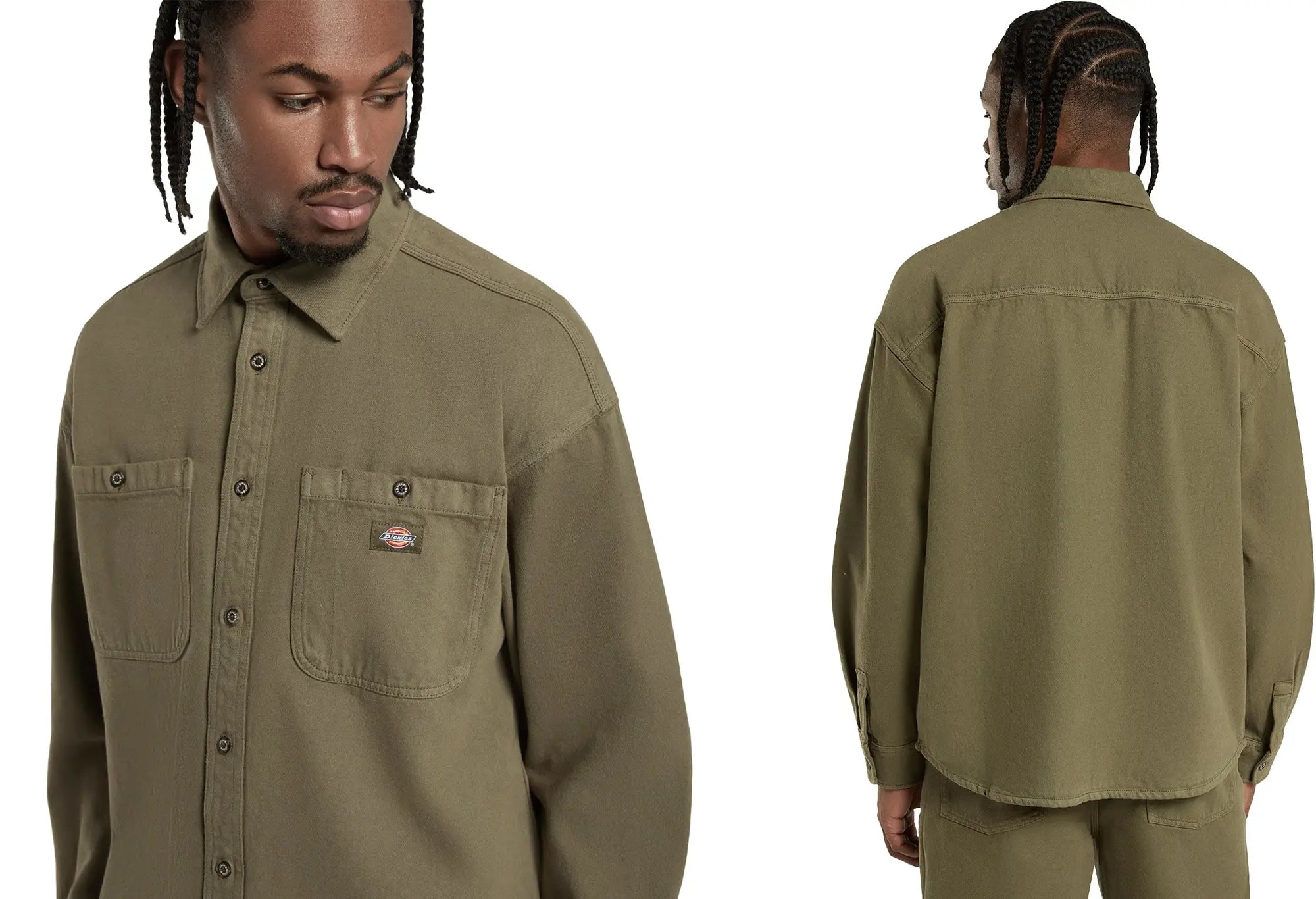 Dickies Chemise Houston military Green Dickies