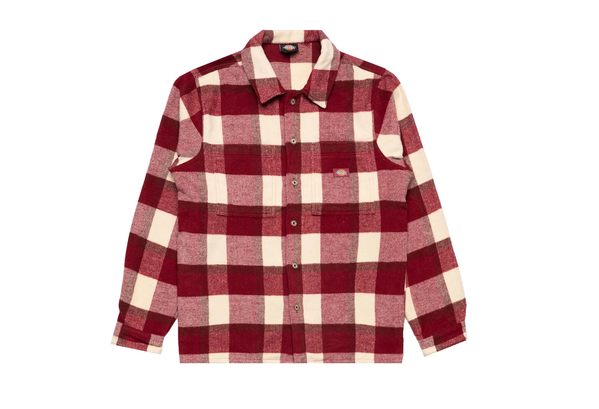 Dickies Chemise à Carreaux Coaling Rouge THROWBACKSNEAKERS - Main Image