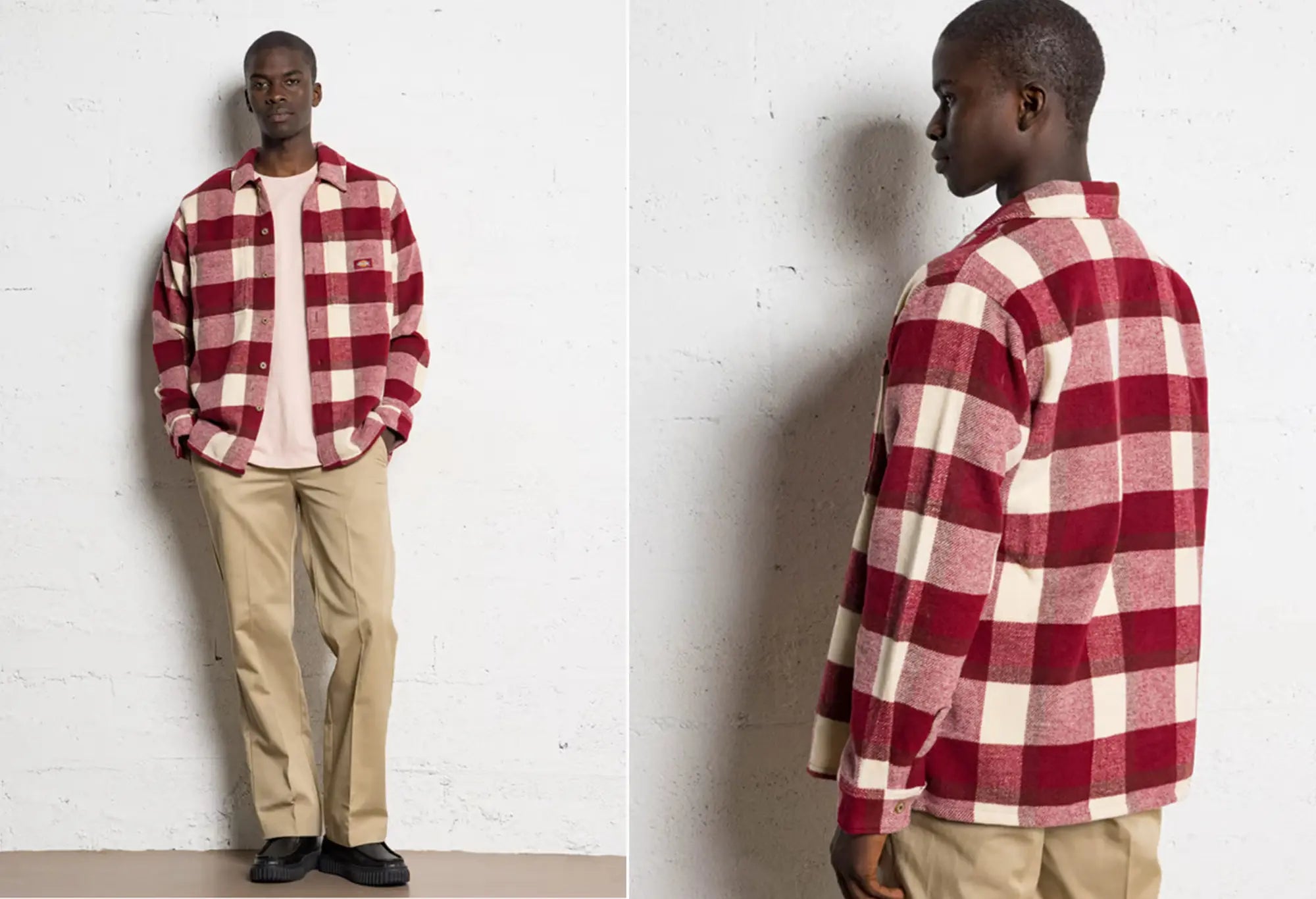 Dickies Chemise à Carreaux Coaling Rouge Dickies