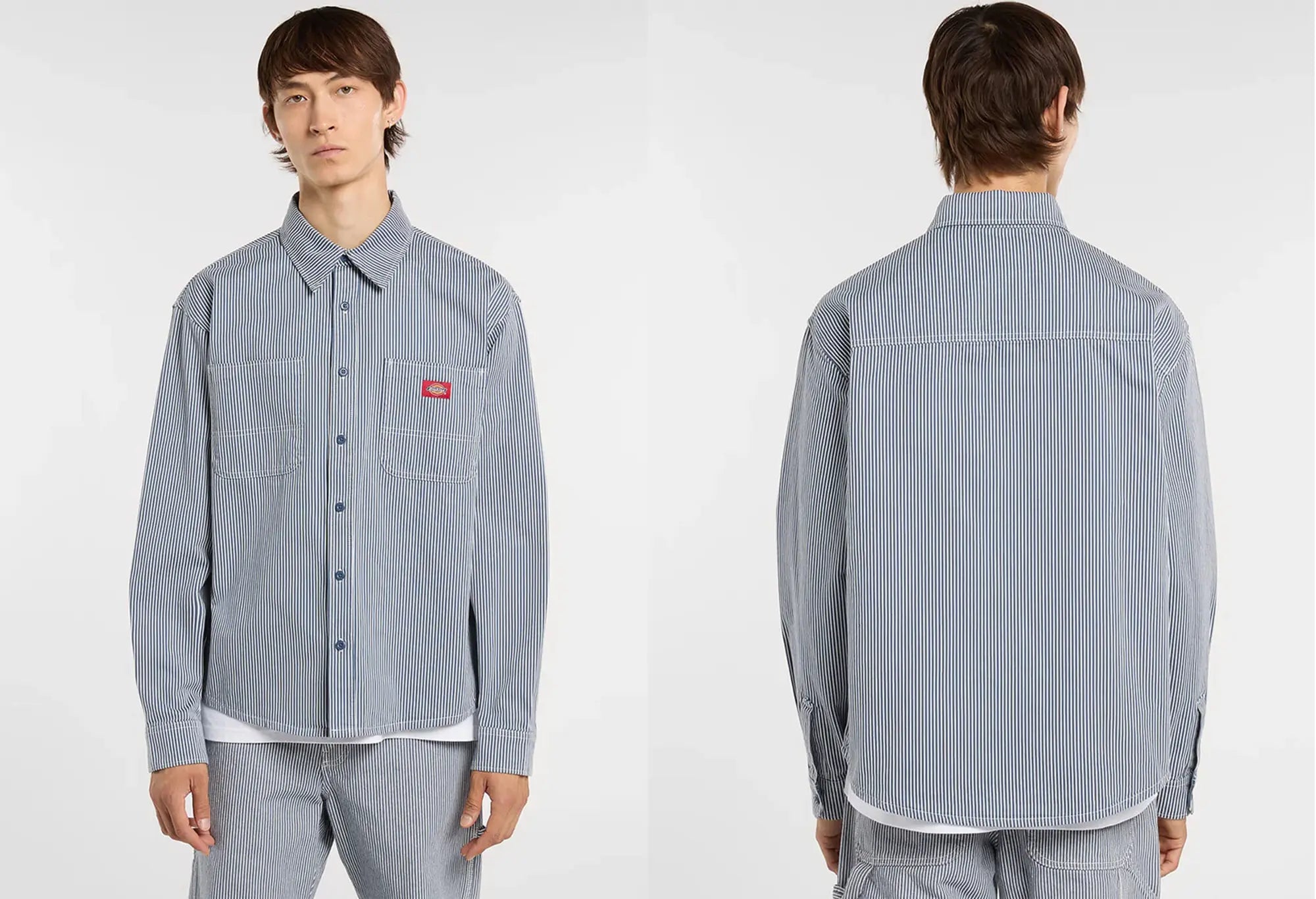 Dickies Chemise de travail Hickory style rétro indigo Dickies