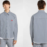 Dickies Chemise de travail Hickory style rétro indigo Dickies